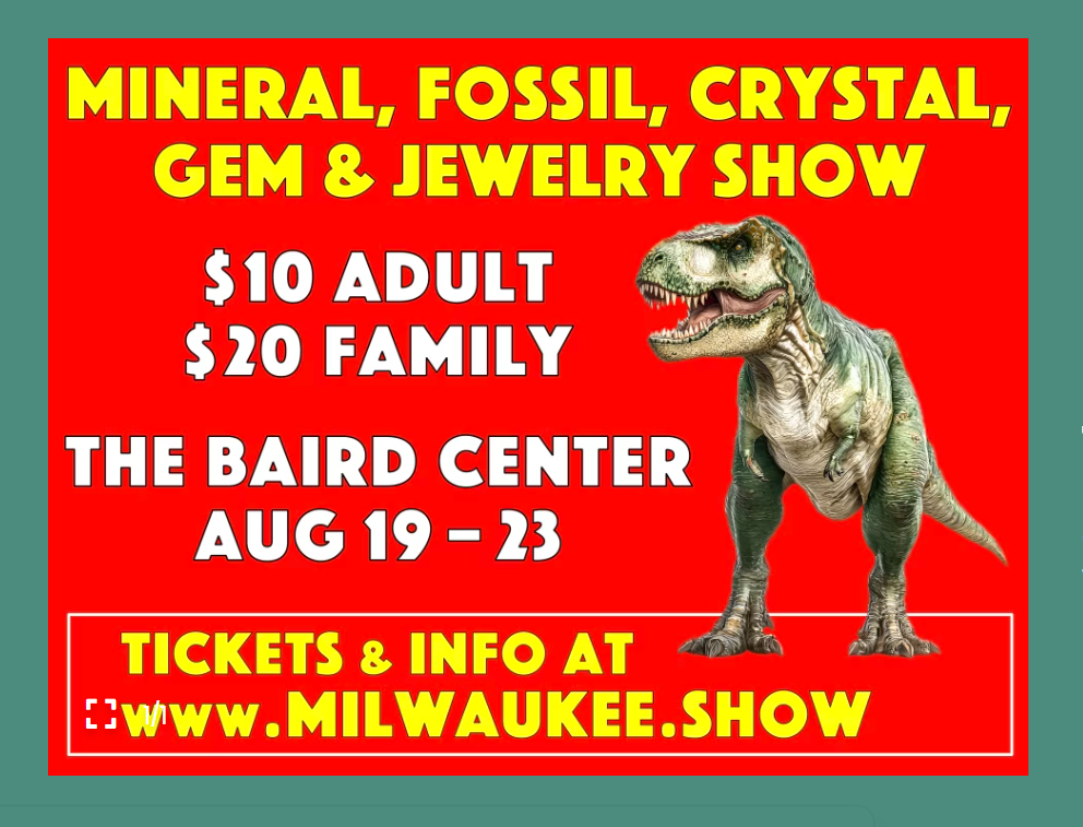 Milwaukee Mineral, Fossil, Gem & Jewelry Show