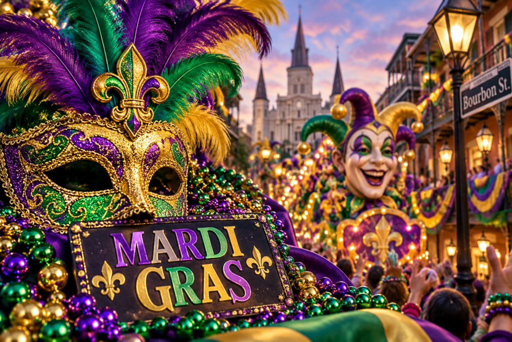 MARDI GRAS IN NEW ORLEANS