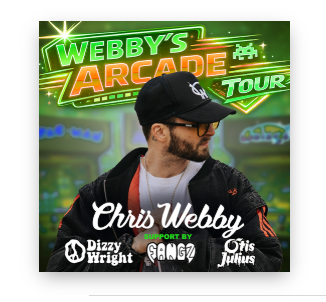 Chris Webby: Webby's Arcade Tour with special guests Dizzy Wright, Fangz, Otis Julius